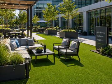 Commercial Corporate & Office. Synthetic Turf. Courtyard