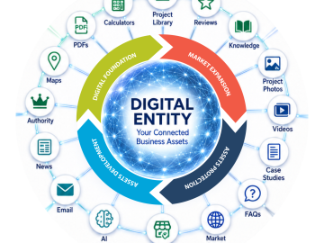 Demand Infrastructure wheel. Digital Entity.