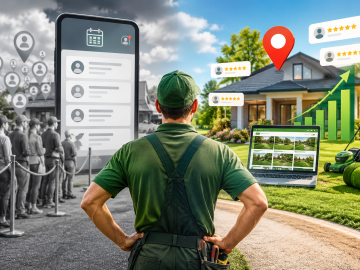 Landscaper changing to artificial grass business - long line at Jobber vs. Local Business Authority