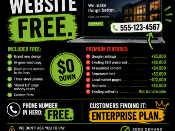 We build Free Websites. Enterprise Plans.